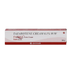 Тазаротен Tazret Forte (аналог Зорак) 0,1% крем 20г в тубе
