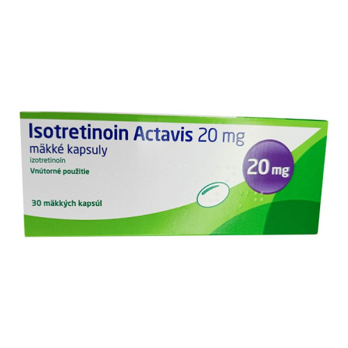 Изотретиноин Actavis (аналог Акненормин) капс. 20мг №30