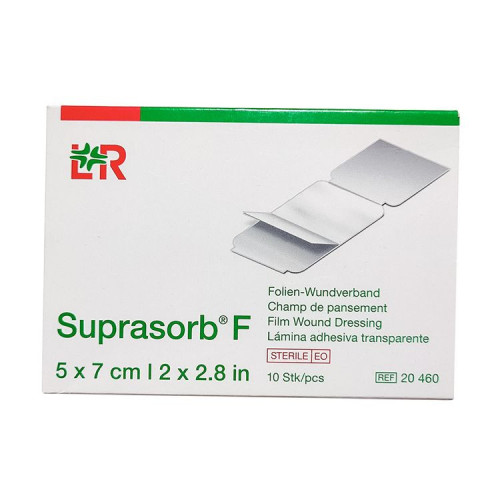 Супрасорб Ф (Suprasorb F) 5*7см стер. пленка для перевязки ран №10!!