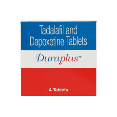 Тадалафил + Дапоксетин Дураплюс (Duraplus) 10+30мг таблетки №4
