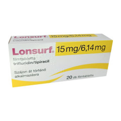 Лонсурф (Lonsurf) 15мг/6,14мг табл. №20