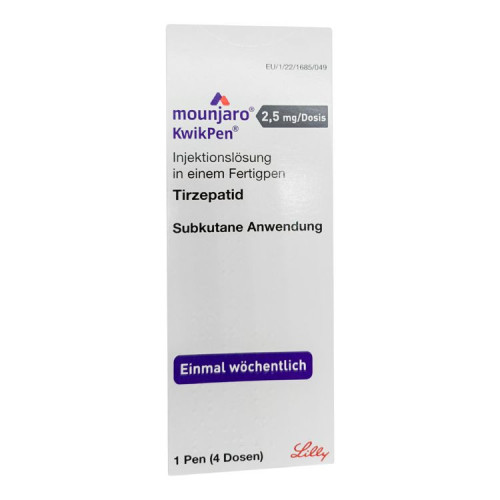 Мунджаро 2,5 мг / доза 4 дозы :: Тирзепатид Mounjaro KwikPen
