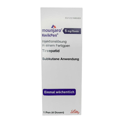 Мунджаро 5 мг / доза 4 дозы :: Тирзепатид Mounjaro KwikPen